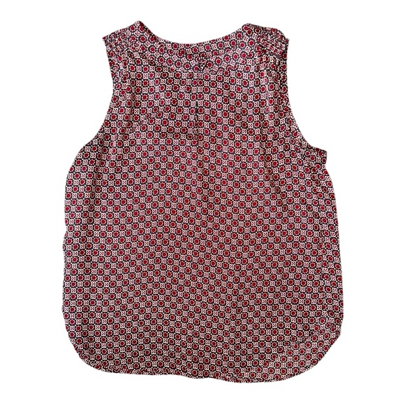 LOFT Tops - Loft Women's Red Patterned Sleeveless Top. Size S